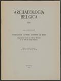 kaftafbeelding Tombelles de La Tène I à Hamipré la Hasse. Rapport des fouilles de 1952 (J. Mertens) et de 1970 (A. Cahen-Delhaye)