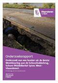 kaftafbeelding Onderzoek van een bunker uit de Eerste Wereldoorlog aan de Schoorbakkebrug, Schore (Middelkerke) (prov. West-Vlaanderen). Eindverslag van een toevalsvondst.