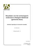 kaftafbeelding Resultaten van het archeologisch onderzoek te Relegem-Veldstraat (gemeente Asse). Definitieve rapportage van de bekomen resultaten 