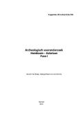 kaftafbeelding Archeologisch vooronderzoek Hemiksem - Asterlaan Fase 1