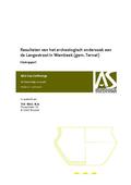 kaftafbeelding Resultaten van het archeologisch onderzoek aan de Langestraat in Wambeek (gem. Ternat)