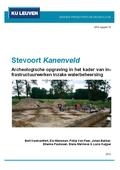 kaftafbeelding Stevoort Kanenveld. Archeologische opgraving in het kader van infrastructuurwerken inzake waterbeheersing