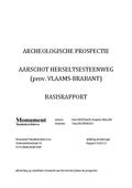 kaftafbeelding Archeologische prospectie Aarschot Herseltsesteenweg (prov. Vlaams-Brabant)