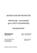 kaftafbeelding Archeologische prospectie Zwevegem Losschaert (prov. West-Vlaanderen). Basisrapport