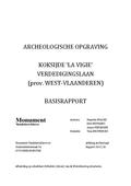 kaftafbeelding Archeologische opgraving Koksijde ‘La Vigie’ Verdedigingslaan (prov. West-Vlaanderen). Basisrapport.