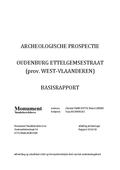 kaftafbeelding Archeologische prospectie Oudenburg Ettelgemsestraat (prov. West-Vlaanderen). Basisrapport.
