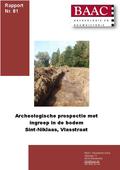 kaftafbeelding Archeologische prospectie met ingreep in de bodem Sint-Niklaas, Vlasstraat