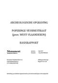 kaftafbeelding 	Archeologische opgraving Poperinge Veurnestraat (prov. West-Vlaanderen) Basisrapport