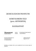 kaftafbeelding Archeologische prospectie Rumst Romeins Veld (provincie Antwerpen)