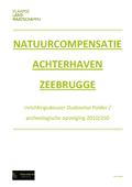 kaftafbeelding Natuurcompensatie achterhaven Zeebrugge. Inrichtingsdossier Dudzeelse Polder archeologische opvolging 2010/250