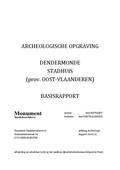 kaftafbeelding Archeologische opgraving Dendermonde Stadhuis (prov. Oost-Vlaanderen) Basisrapport
