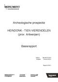 kaftafbeelding Archeologische prospectie Heindonk - Tien Vierendelen (prov. Antwerpen)
