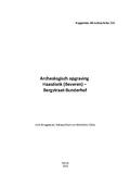 kaftafbeelding Archeologisch opgraving Haasdonk (Beveren)  Bergstraat-Bunderhof