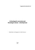 kaftafbeelding Archeologisch vooronderzoek Wondelgem (Gent) - Zeilschipstraat