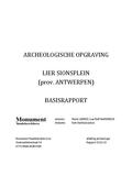kaftafbeelding Archeologische opgraving Lier Sionsplein (prov. Antwerpen)