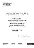 kaftafbeelding Archeologische opgraving Begijnendijk - Gelroodsesteenweg en Vissenaekensplein (Prov. Vlaams-Brabant) Basisrapport