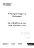 kaftafbeelding Archeologische opgraving Basisrapport Wervik Sint-Medarduskerk (prov. West-Vlaanderen)