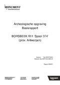kaftafbeelding Archeologische opgraving Basisrapport Borsbeek R11 'Spoor 374' (prov. Antwerpen)