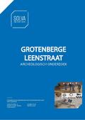 kaftafbeelding Grotenberge Leenstraat. Eindverslag archeologische opgraving