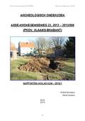 kaftafbeelding Archeologisch onderzoek Asse-Krokegemseweg 22, 2013 - 2013/099 (prov. Vlaams-Brabant)