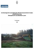 kaftafbeelding Archeologische opvolging bij infrastructuurwerken inzake waterbeheersing subopdracht wachtbekken Lauw