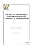 kaftafbeelding Resultaten van het archeologisch onderzoek op de verkaveling 'Creuteldonck' te Ranst-Zevenbergen