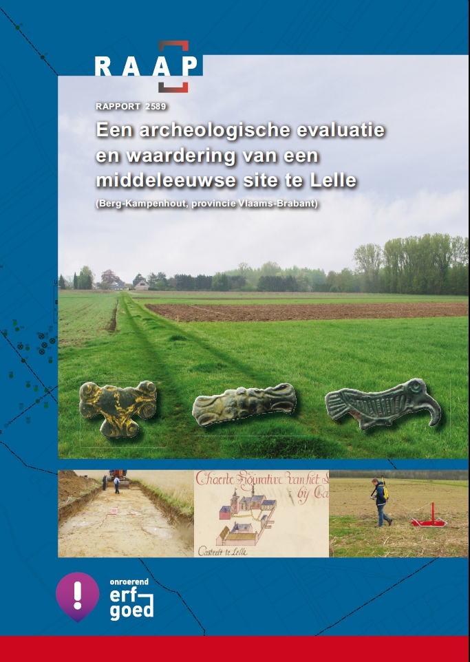 kaftafbeelding Een archeologische evaluatie en waardering van een middeleeuwse site te Lelle (Berg-Kampenhout, provincie Vlaams-Brabant)